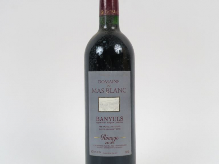 1 BOUTEILLE BANYULS DOMAINE DU MAS BLANC 'RIMAGE' - 2006