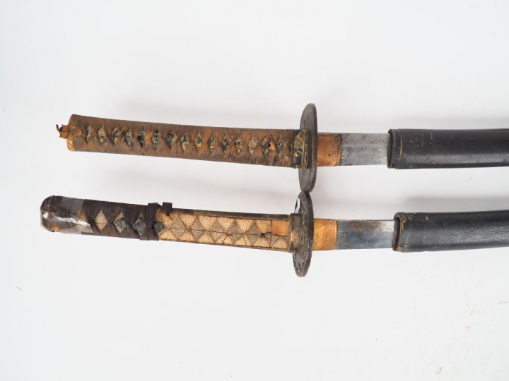 Japon, fin XIX siècle, Deux Katanas.