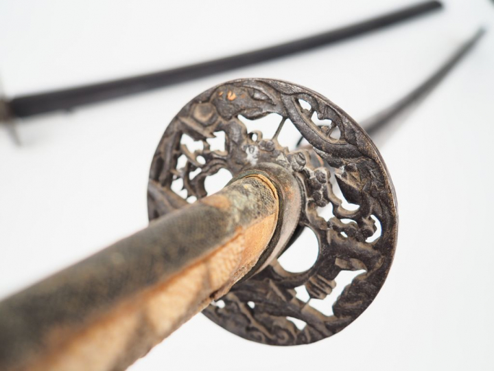 Japon, fin XIX siècle, Deux Katanas.