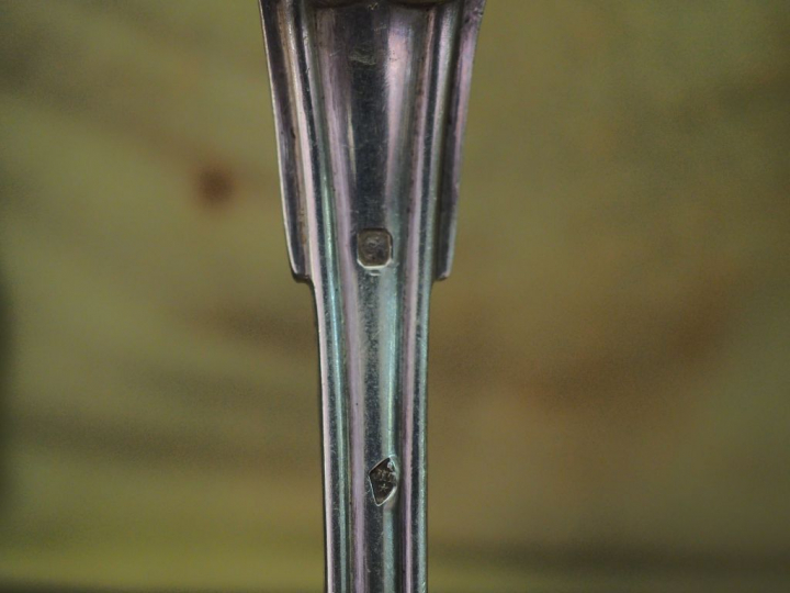 Partie de ménagère en argent, poinçon Minerve, à décor d'entrelacs et 