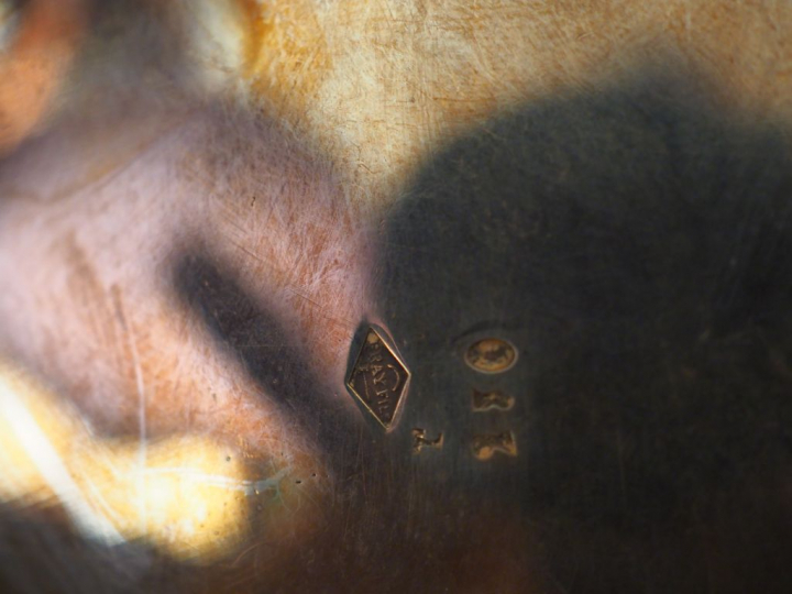 	Verseuse Napoléon III de style Louis XV en argent, poinçon Minerve, à