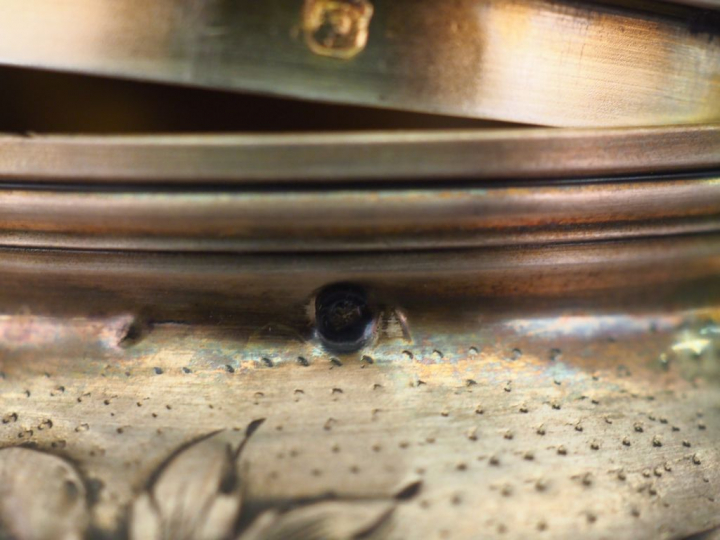 Sucrier tripode de style Louis XV en argent, poinçon Minerve, à décor 