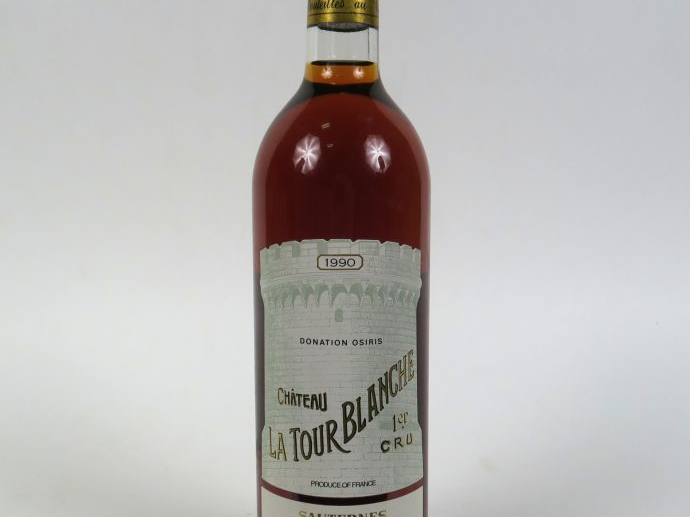 1 BOUTEILLE CHÂTEAU LA TOUR BLANCHE 1er CC SAUTERNES - 1990