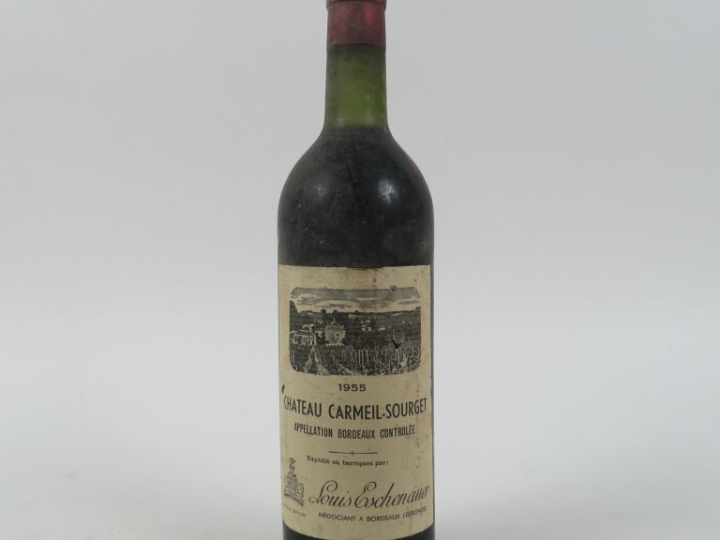 1 BOUTEILLE CHÂTEAU CARMEIL SOURGET - 1955 - BS