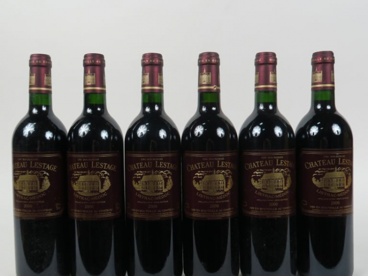 6 BOUTEILLES CHÂTEAU LESTAGE LISTRAC MEDOC - 2000