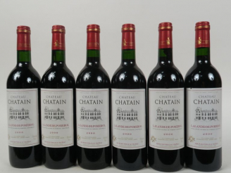 Vente aux enchères 6 BOUTEILLES CHÂTEAU CHATAIN LALANDE DE POMEROL - 2000