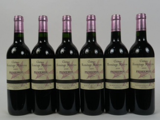 Vente aux enchères 6 BOUTEILLES CHÂTEAU HERMITAGE MAZEYRES POMEROL - 2005