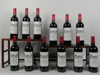 Vente aux enchères 12 BOUTEILLES CHÂTEAU LA COMMANDERIE SAINT ESTEPHE - 2005 - 1 ELS