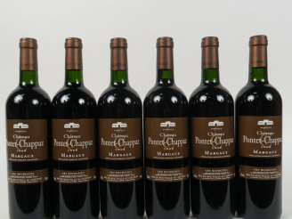 Vente aux enchères 6 BOUTEILLES CHÂTEAU PONTET CHAPPAZ MARGAUX - 2006