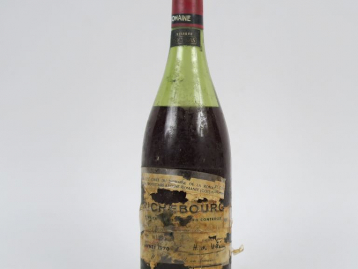 1 BOUTEILLE RICHEBOURG DOMAINE DE LA ROMANÉE CONTI - 1970 - 7,5 CM/ETA