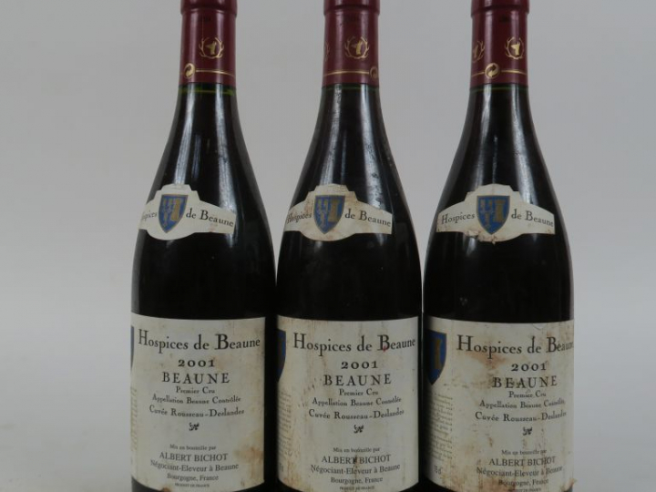 3 BOUTEILLES HOSPICES DE BEAUNE 1er CRU 'CUVEE ROUSSEAU DESLANDES' - 2
