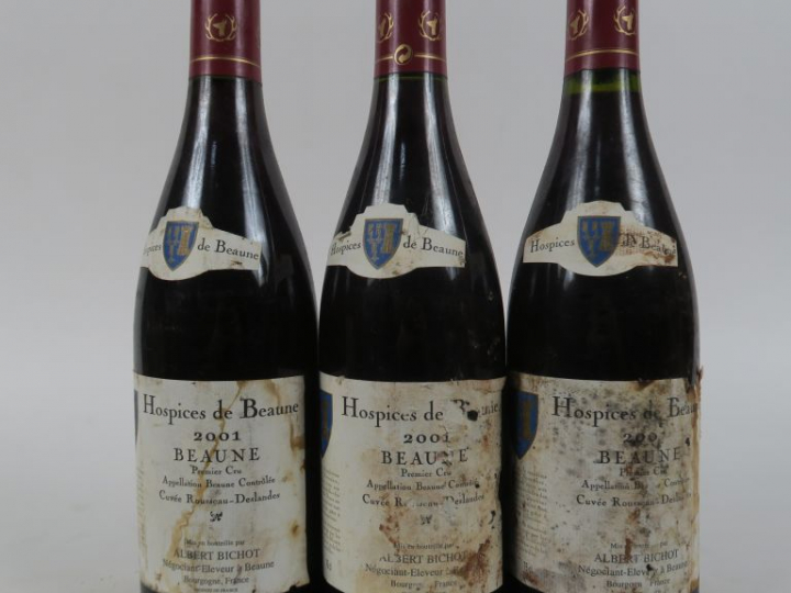 3 BOUTEILLES HOSPICES DE BEAUNE 1er CRU 'CUVEE ROUSSEAU DESLANDES' - 2
