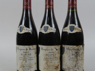Vente aux enchères 3 BOUTEILLES HOSPICES DE BEAUNE 1er CRU 'CUVEE ROUSSEAU DESLANDES' - 2