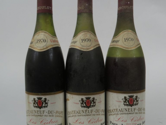 Vente aux enchères 3 BOUTEILLES CHÂTEAUNEUF DU PAPE 'LES CEDRES' PAUL JABOULET AINE - 197
