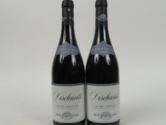 Vente aux enchères 2 BOUTEILLES SAINT JOSEPH 'DESCHANTS' M.CHAPOUTIER - 2005