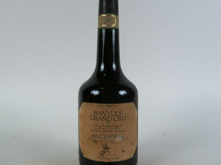 1 BOUTEILLE BANYULS GRAND CRU 'ANCESTRAL' CELLIER DES TEMPLIERS - 1983