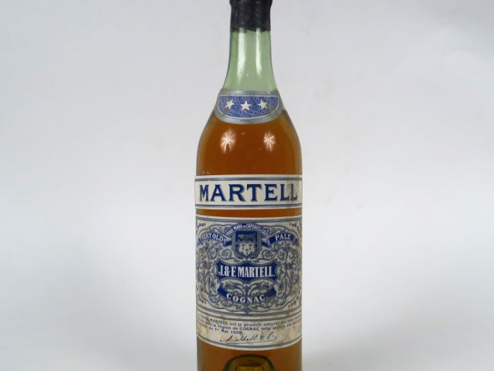 1 BOUTEILLE COGNAC MARTELL VERY OLD PALE