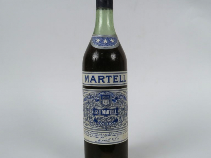1 BOUTEILLE COGNAC MARTELL VERY OLD PALE
