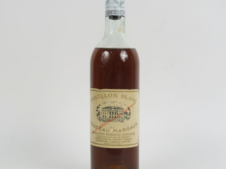 1 BOUTEILLE PAVILLON BLANC DU CHÂTEAU MARGAUX - MEP-BEP/NM