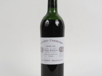 Vente aux enchères 1 BOUTEILLE CHÂTEAU CASSEVERT GC ST EMILION - 1945 - BEP