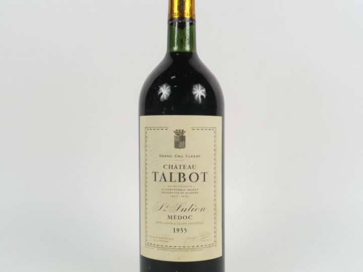 1 MAGNUM CHÂTEAU TALBOT GCC ST JULIEN - 1955 - CBO - BG