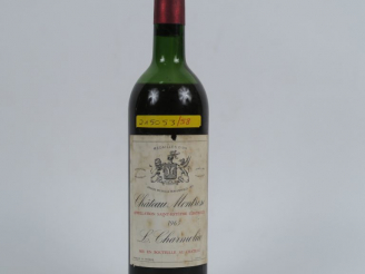 Vente aux enchères 1 BOUTEILLE CHÂTEAU MONTROSE GCC ST ESTEPHE - 1963 - MEP-BEP