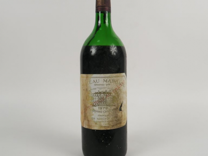 1 MAGNUM CHÂTEAU MARGAUX 1er GCC MARGAUX - 1979 - BEP-VIDANGE/ET/ETS/E