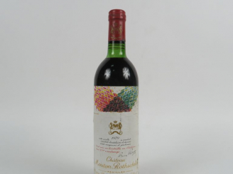 Vente aux enchères 1 BOUTEILLE CHÂTEAU MOUTON ROTHSCHILD 1er GCC PAUILLAC - 1979 - LB/ELA