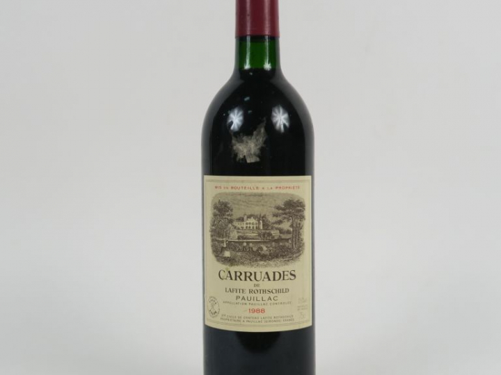 1 BOUTEILLE CARRUADES DE LAFITE PAUILLAC - 1988 - BG