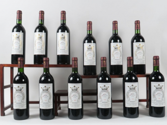 Vente aux enchères 12 BOUTEILLES CHÂTEAU MARQUIS D'ALESME GCC MARGAUX - 1994 - CBO - 1 ET