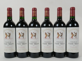 Vente aux enchères 6 BOUTEILLES CHÂTEAU CLERC MILON GCC PAUILLAC - 1997 - CBO