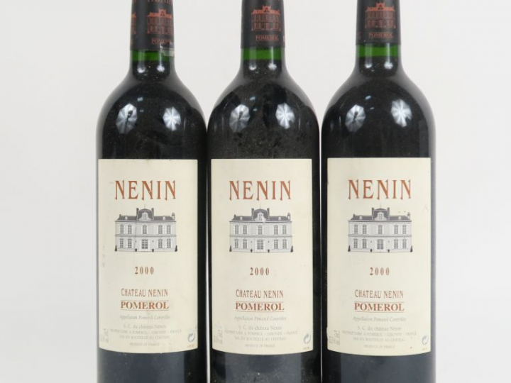 3 BOUTEILLES CHÂTEAU NENIN POMEROL - 2000