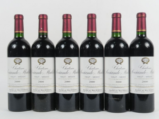 Vente aux enchères 6 BOUTEILLES CHÂTEAU SOCIANDO MALLET HAUT MEDOC - 2000