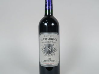 Vente aux enchères 1 BOUTEILLE CHÂTEAU LA CONSEILLANTE POMEROL - 2001