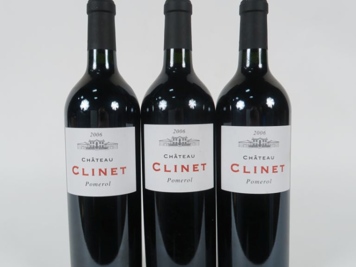 3 BOUTEILLES CHÂTEAU CLINET POMEROL - 2006