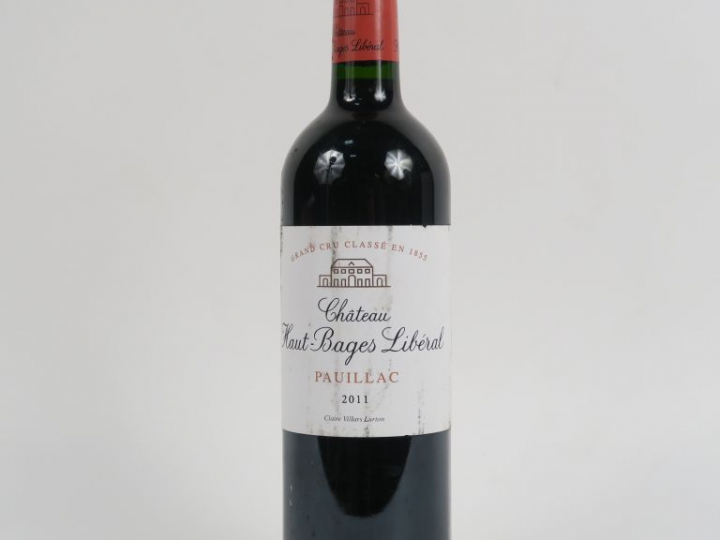 1 BOUTEILLE CHÂTEAU HAUT BAGES LIBERAL GCC PAUILLAC - 2011 - ELT