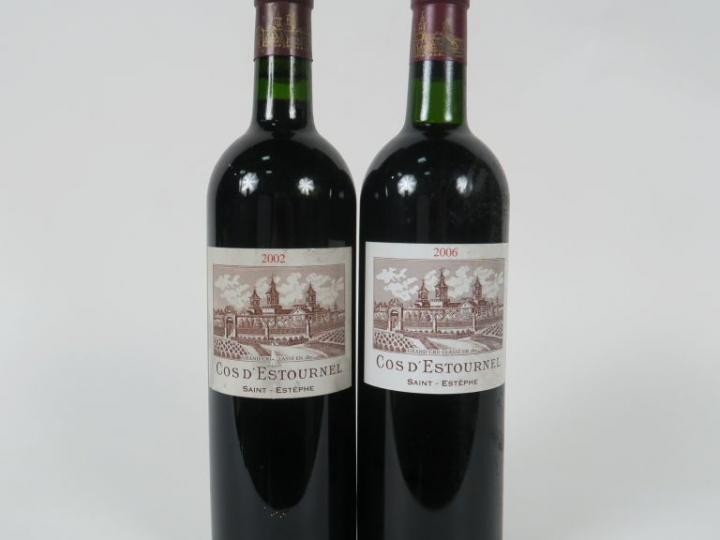 2 BOUTEILLES COS D'ESTOURNEL GCC ST ESTEPHE : 1 DE 2002 ELA/ELS/CAPS D