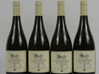 Vente aux enchères 4 BOUTEILLES SAINT AUBIN 'CHAMPTIRANT' MATTHIEU DE BRULLY - 2007