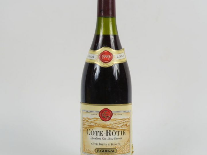 1 BOUTEILLE CÔTE ROTIE 'CÔTES BRUNE ET BLONDE' E. GUIGAL - 1990