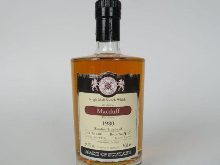 1 BOUTEILLE MACDUFF (70cl/54,1°) 'Bourbon Hogshead / 175 bouteilles' D