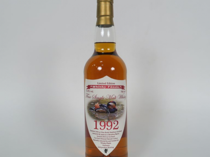 1 BOUTEILLE GLEN KEITH (70cl/51,8°) Distillation : 1992 - Embouteillag
