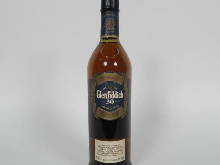 1 BOUTEILLE GLENFIDDICH (70cl/40°) Embouteillage : 2008 - 30 ans - Emb