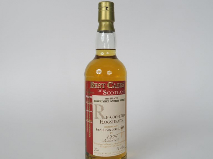 1 BOUTEILLE BEN NEVIS (70cl/43°) 'Best Casks' Distillation : 1996 - Em