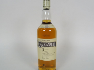 Vente aux enchères 1 BOUTEILLE CRAGGANMORE (70cl/40°) Embouteillage : 2008 - 12 ans - Emb