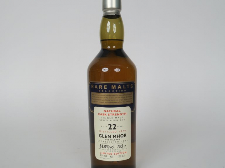 1 BOUTEILLE GLEN MHOR (70cl/61°) 'Rare Malts Selection' Distillation :