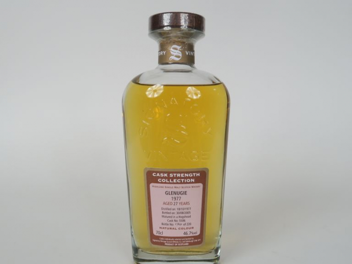 1 BOUTEILLE GLENUGIE (70cl/46,7°) 'Cask Strength Collection / 220 bout