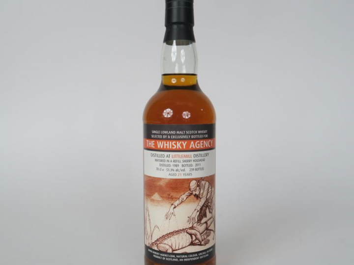 1 BOUTEILLE LITTLEMILL (70cl/51,3°) 'Grotesque Crocs / 239 bouteilles'
