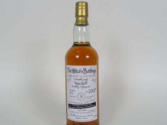 Vente aux enchères 1 BOUTEILLE MACDUFF (70cl/67°) 'JB for the Witch 6 / First Fill Sherry