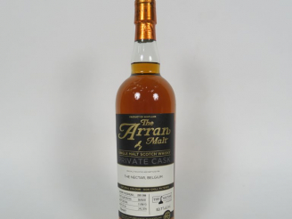 Vente aux enchères 1 BOUTEILLE ARRAN (70cl/53,7°) 'Private Cask for The Nectar / 374 bout