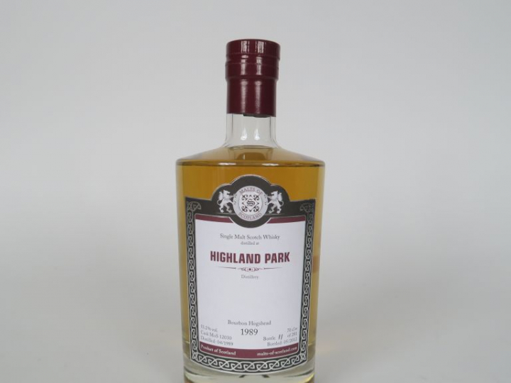 1 BOUTEILLE HIGHLAND PARK (70cl/53,2°) Distillation : 04/1989 - Embout